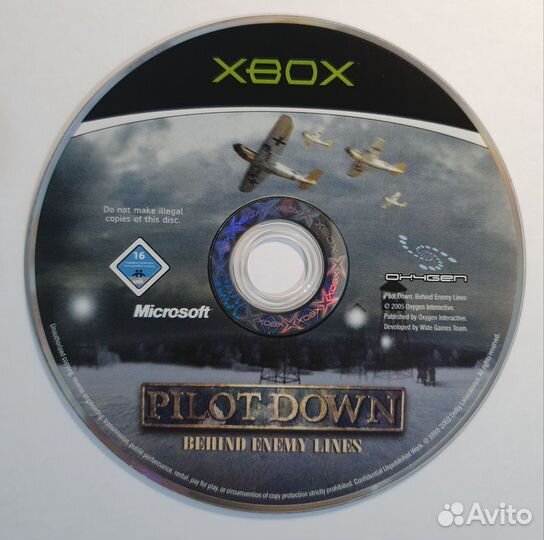 Xbox original Pilot Down. Лицензия