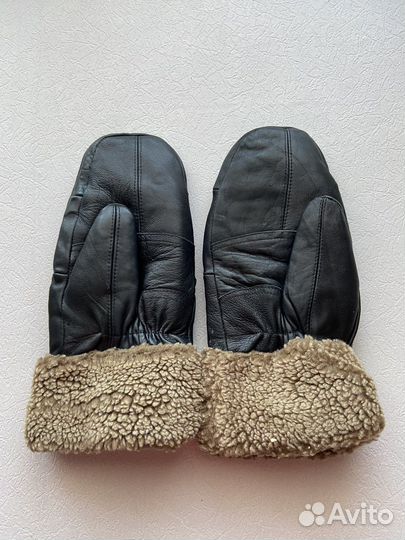 Варежки натуральный мех