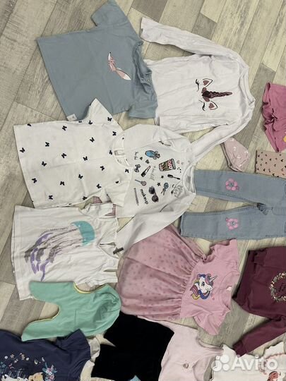 Детские вещи пакетом на девочку 98 104