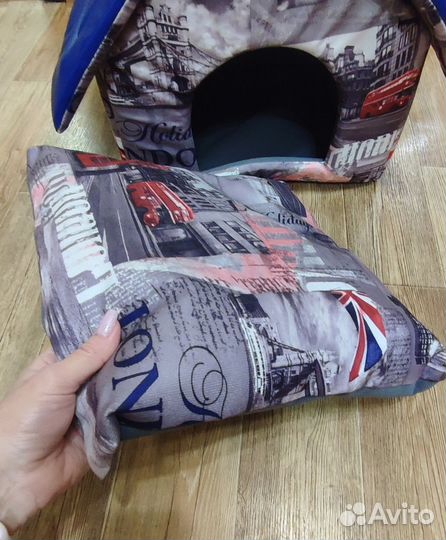 Домик лежанка для кошки и собаки Новый