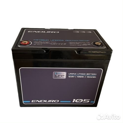 Аккумулятор Lifepo4 Enduro 12В 105 Ач с Bluetooth