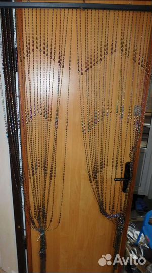 Декоративные шторки на дверь