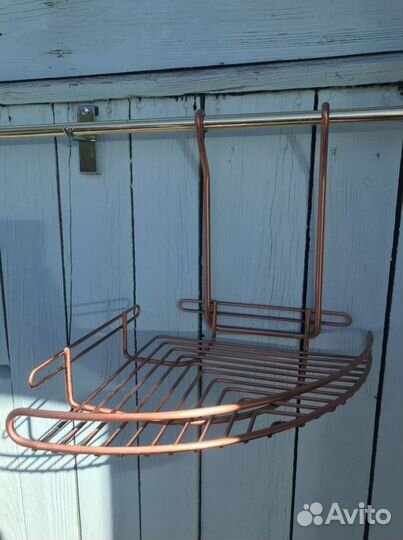 Полки для рейлинга lemi медь, золото, матовый хром