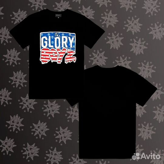 Футболка glo gang Glory Boyz White/Black