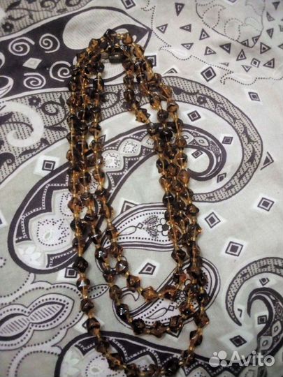 Янтарные бусы СССР