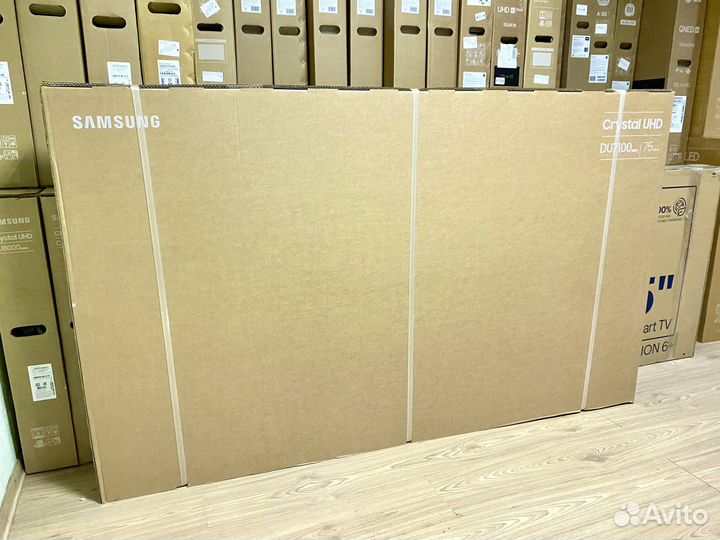 Огромный Samsung 75 4K SMART TV 2024