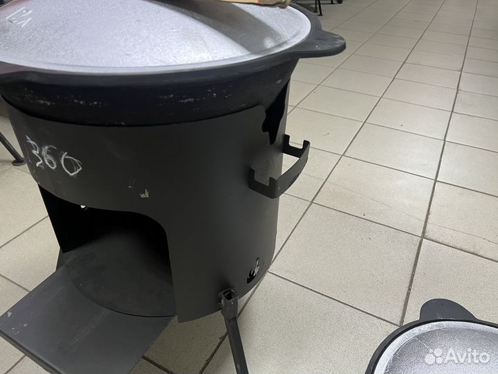 Печь + казан Комплект