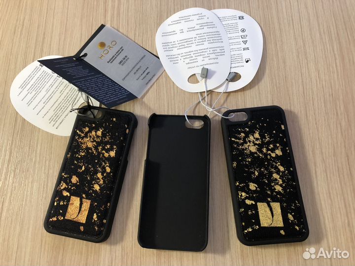Чехол на iPhone 5 5s se ткань золото