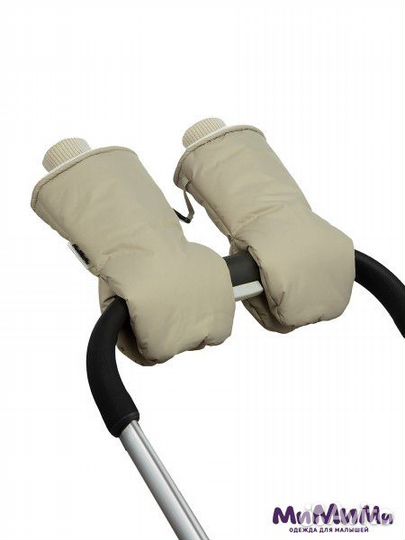 Утепленные варежки на коляску