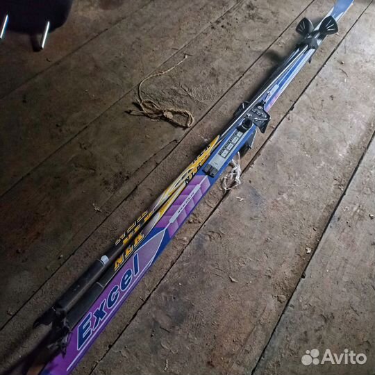 Лыжи NLK Excel с палками Siberia Drive