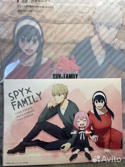 Папка для документов Spy x Family Evangelion