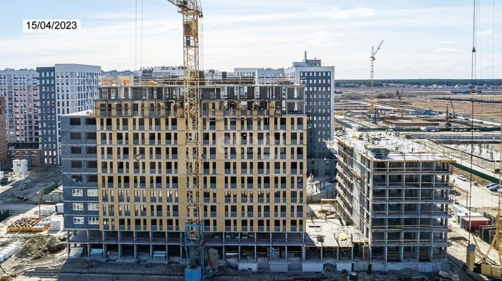 2-к. квартира, 53,9 м², 9/16 эт.