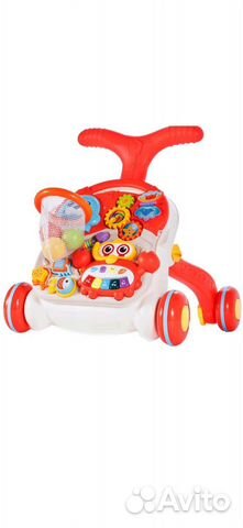 Ходунки каталка, столик, бизиборд, с музыкой