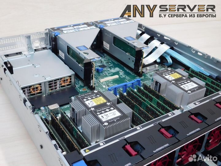 Сервер HP DL380 Gen10 2x Gold 6150 384Gb 8SFF+8NVM