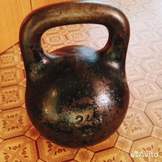 Гири 16 кг и 24кг гантели от 2 до 6 кг