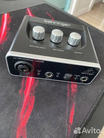 Behringer UM2 внешний интерфейс USB купить в Москве с доставкой ...