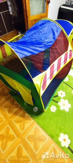 Детский игровой домик палатка+шары для бассейна