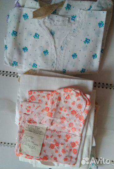 Винтажные распашонки для младенцев, СССР