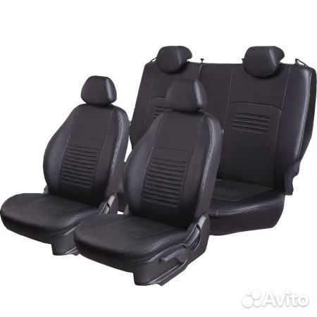 Автомобильные чехлы Nissan Almera G15 экокожа new