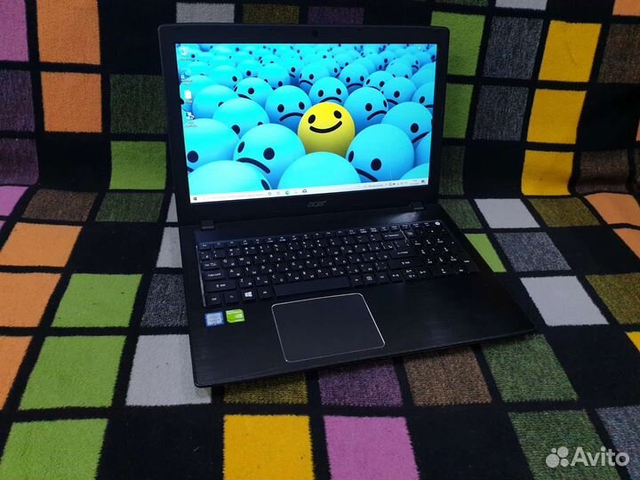 Игровой ноутбук Acer aspire E5-575G i3 видео 2Гб