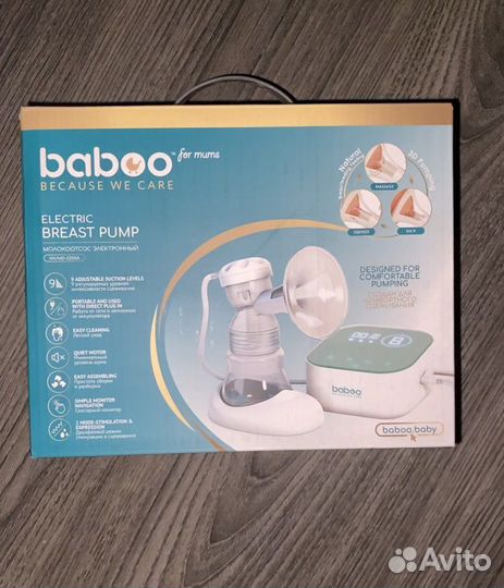 Baboo Молокоотсос электронный с аксессуарами