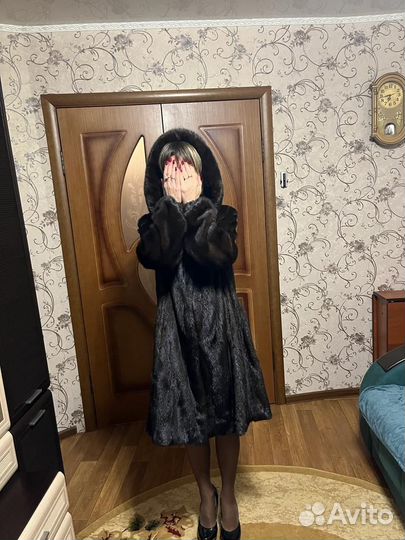 Шуба норковая 46 48 размер, в отличном состоянии