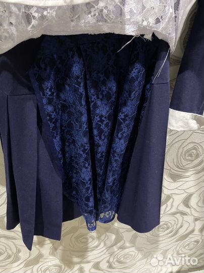 Школьная форма и 2 фартука 128 рост