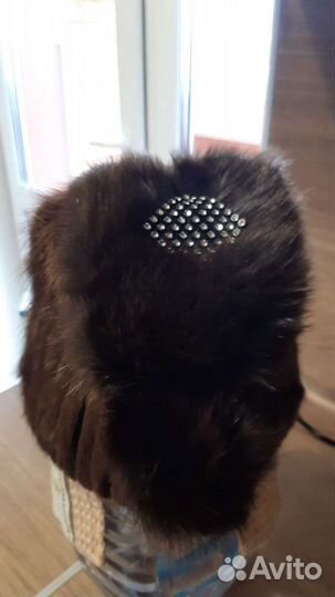 Шапка женская из щипаной нутрии новая