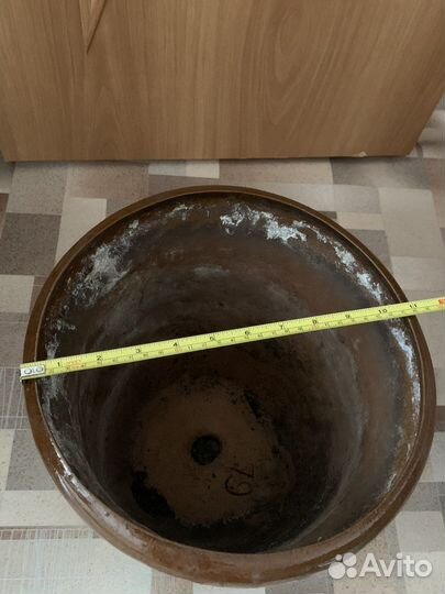 Большие керамические горшки для цветов бу