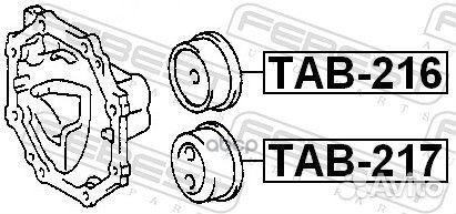 Подушка дифференциала toyota chaser GX90,JZX9#