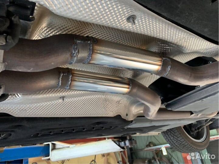 Ремонт глушителя. Гофры Резонаторы