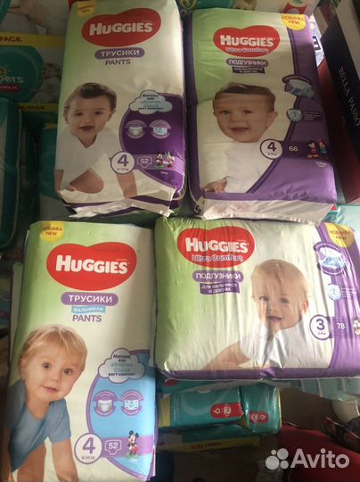 Подгузники трусики huggies 4