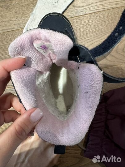 Ботинки зимние kapika для девочки 30