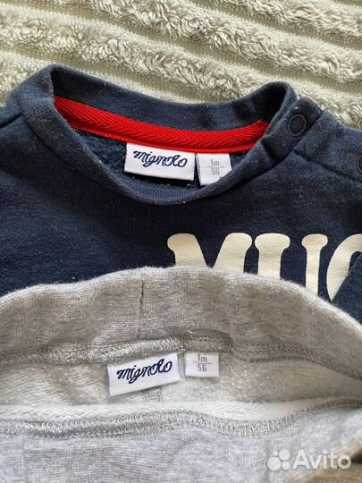 Вещи пакетом на мальчика 56 hm