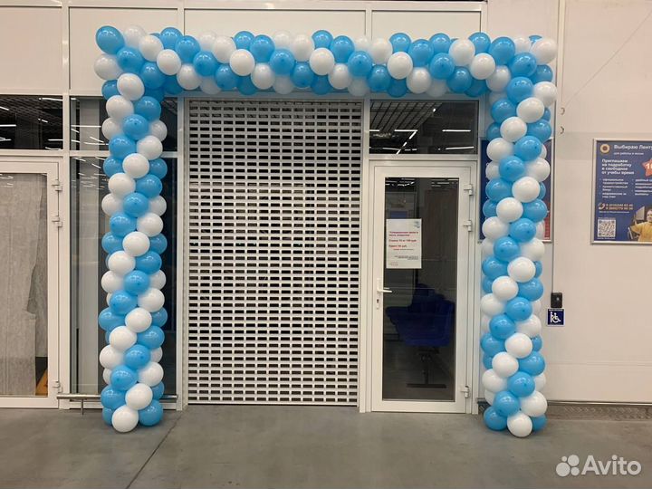 Гирлянды из воздушных шаров, оформление шарами