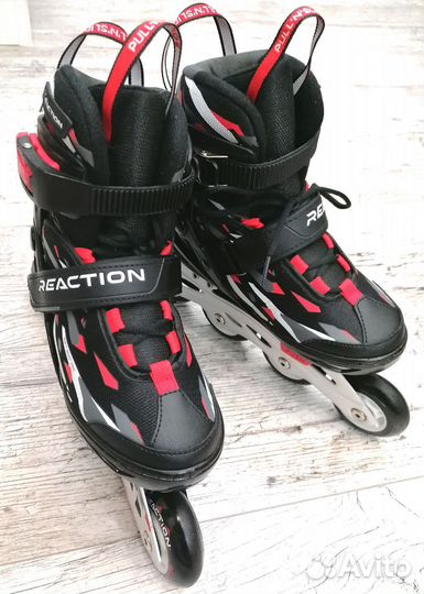 Ролики Reaction Rainbow, раздвижные, 31-36, отс