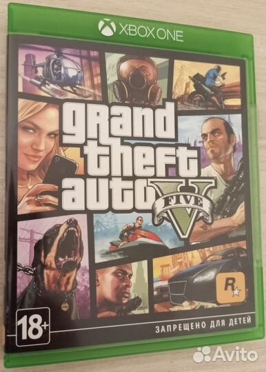 Gta 5 Xbox one диск