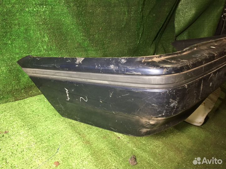 Бампер задний Nissan Pulsar N13 Синий с усилителем