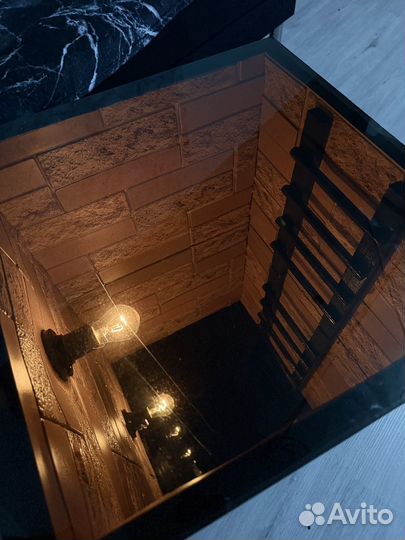 Журнальный столик с 3Д эффектом