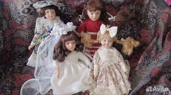 Куклы фарфоровые
