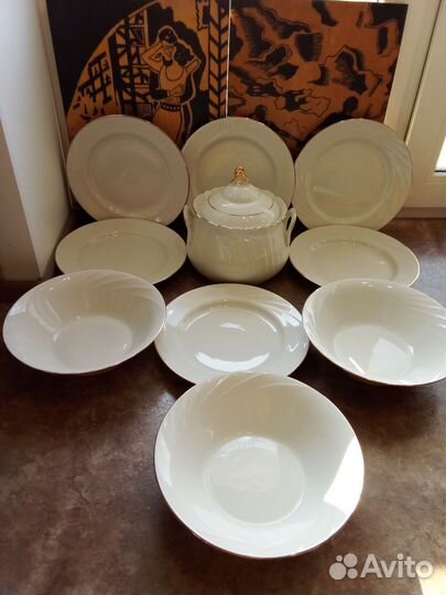 Набор столовой посуды. Сервиз Добрушинский фз