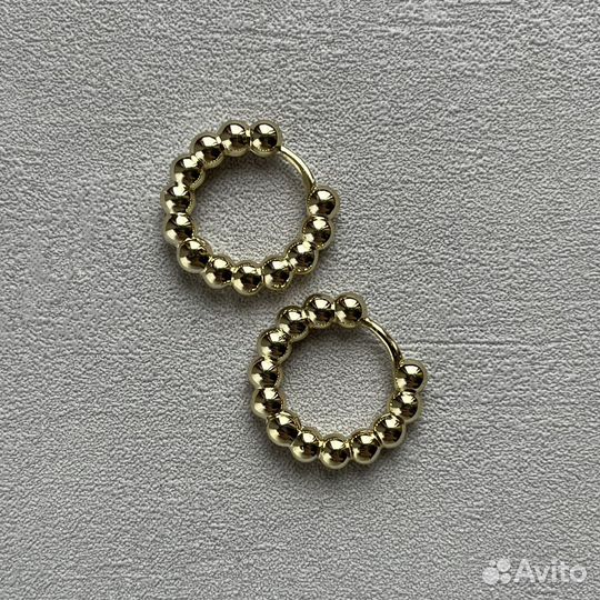 Серьги - кольца 