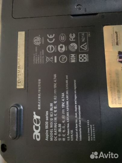 Acer aspire 5630 bl 50 GeForce Go 7300