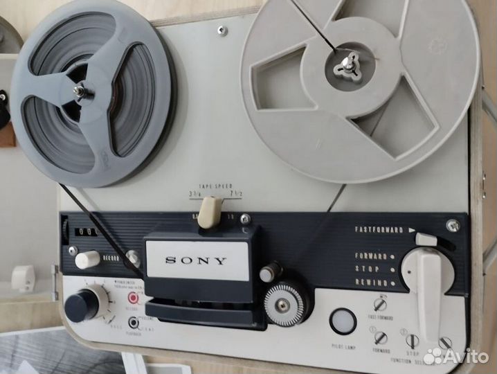 Бобинный винтаж магнитофон sony Tapecorder TC-102