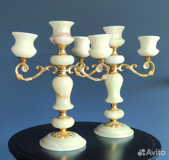 Канделябр Подсвечник из оникса