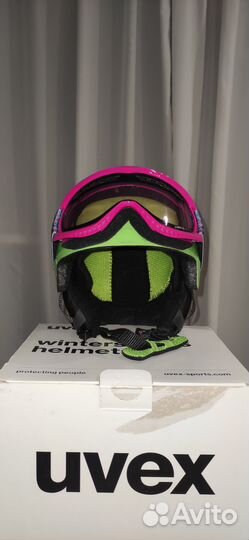 Продам шлем горнолыжный детский uvex heyya, 46-50