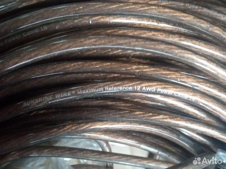 Акустический кабель 12 AWG Power Cable 1ft