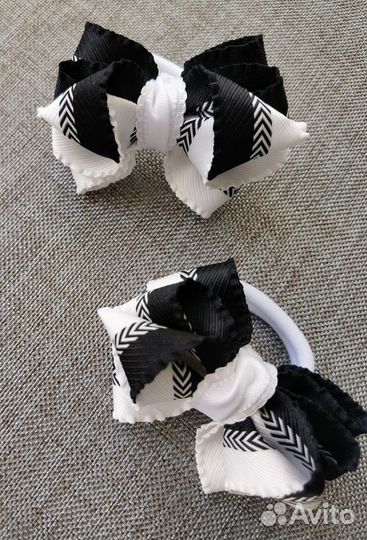 Бантики для волос ручной работы