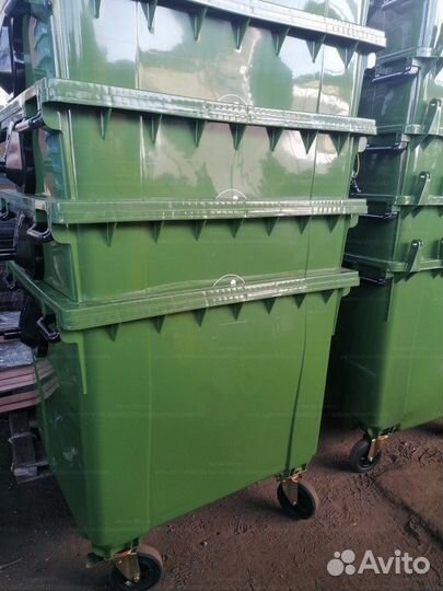 Мусорный Пластиковый Евроконтейнер 1100л C2245