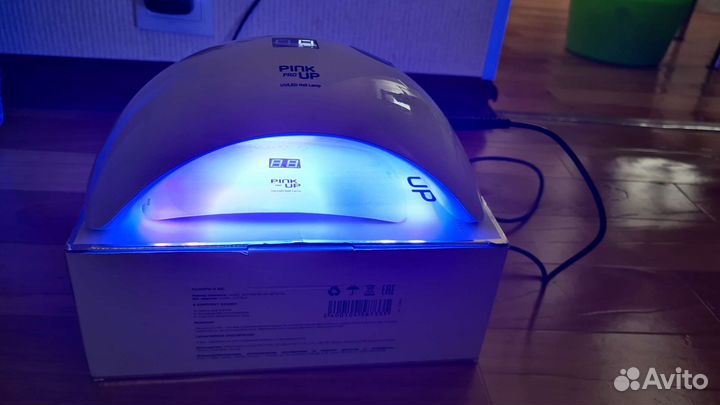 Лампа для гель-лака Pink up UV/LED GEL PRO белая